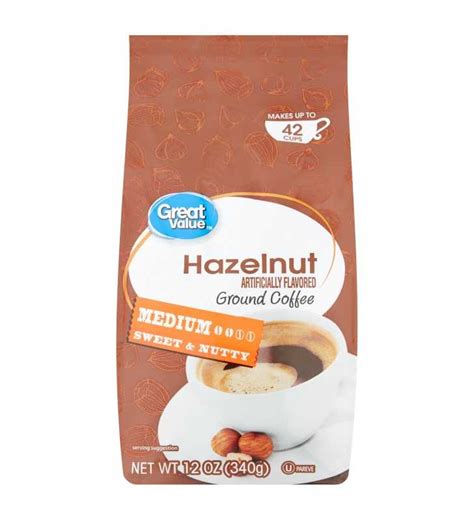 Great Value Hazelnut Medium Ground Coffee Oz
