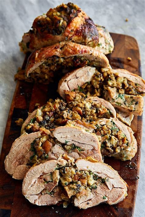 The Best Turkey Roulade Made Of Deboned Turkey And Stuffed With Moist