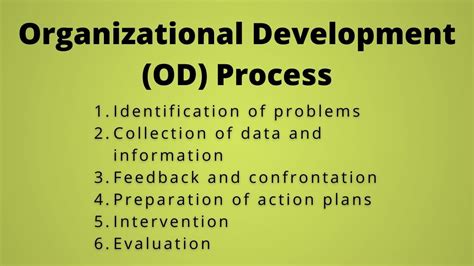 6 Essential Steps In Organizational Development Process Explained
