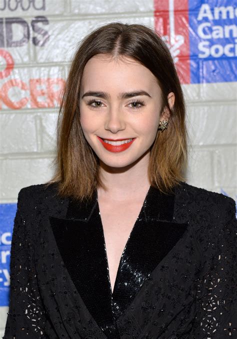 Lily Collins 2014 Hollywood Stands Up To Cancer Event 01 Gotceleb