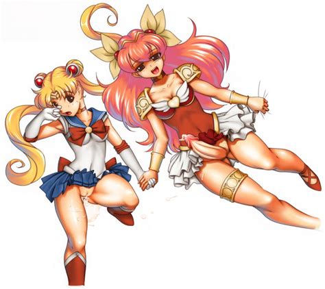 Tsukino Usagi Sailor Moon Hanasaki Momoko And Angel Peach Bishoujo Senshi Sailor Moon And
