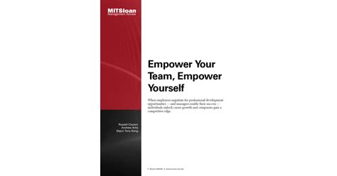 Empower Your Team Empower Yourself Book
