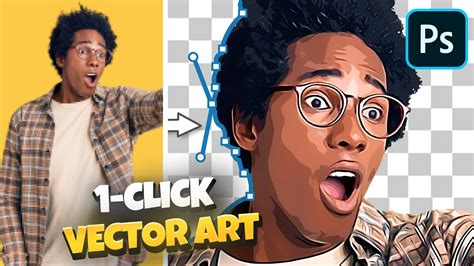 How To Make Vector Art Effect Real Vector Photoshop Tutorial