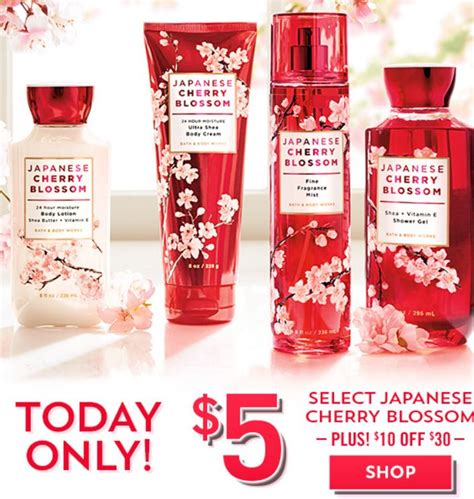 Bath And Body Works Japanese Cherry Blossom Products 5 10 Off Of Your 30 Purchase My Dfw Mommy