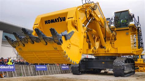 The Largest Machine At Bauma 2019 Komatsu Pc4000 Youtube