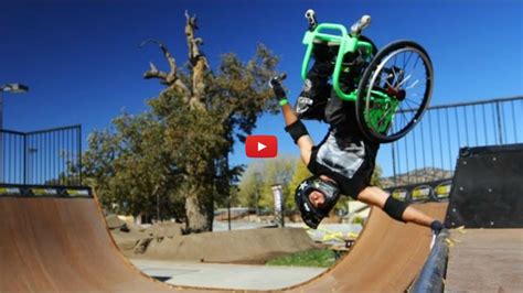 Aaron Wheelz Fotheringham Shows Off Extreme Wheelchair Stunts In