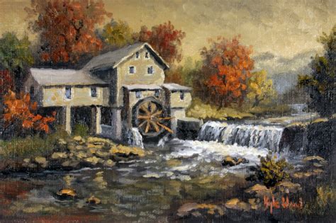 The Old Mill Painting At Explore Collection Of The
