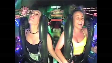 Hot Chick Passes Out Twice On The Slingshot Ride Youtube