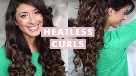 Heatless Curls Hair Tutorial Beautyvideos