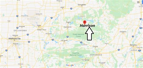 Where Is Harrison Arkansas What County Is Harrison In Harrison Map