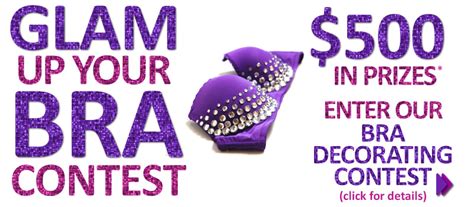 Glam Up Your Bra To Win Enter Our Bra Decorating Contest Bra Doctor