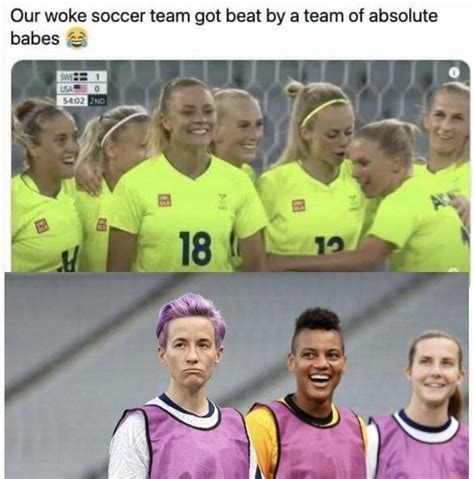 Our Woke Soccer Team Got Beat By A Team Of Absolute Babes And Ifunny