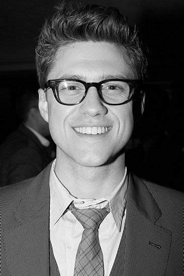 Aaron Tveit Actor Check Singer Check Blue Eyes Check Glasses
