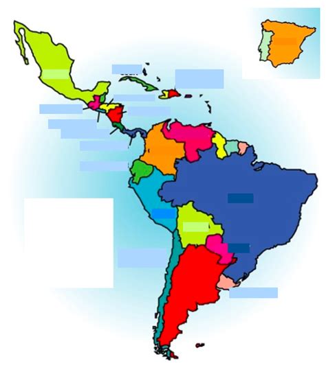 Mapa De Pa Ses Hispanohablantes Y Sus Capitales Diagram Quizlet