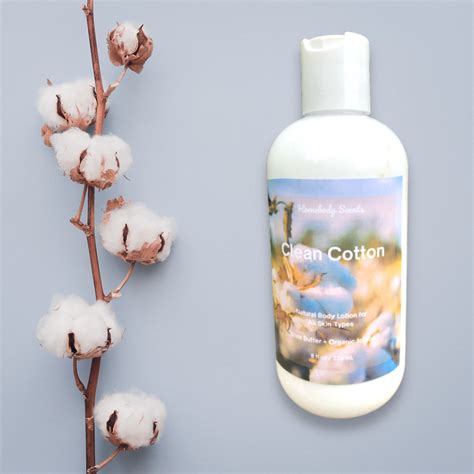 Clean Cotton Hand And Body Lotion Natural Lotion Etsy