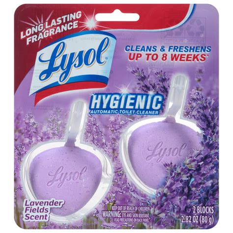 save on lysol automatic toilet bowl cleaner no mess cotton lilac order online delivery giant