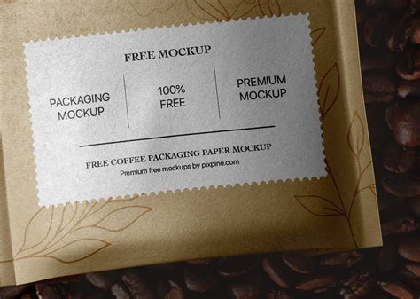 Free Coffee Packaging Paper Bag Mockup On Behance