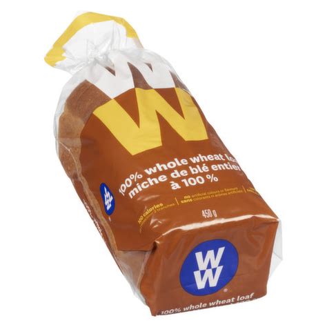 Weight Watchers Whole Wheat Bread 100