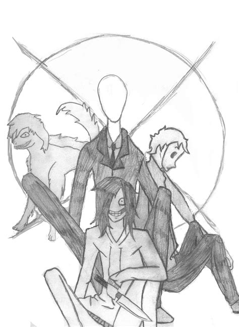 Slenderman And His Proxies By Daffadill20 On Deviantart