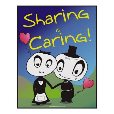 Sharing Is Caring Poster