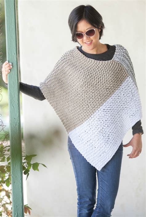 Free Easy Knit Poncho Pattern For Beginners