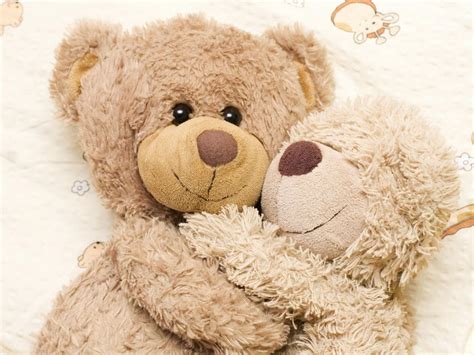 Teddy Bear Hug Wallpaper