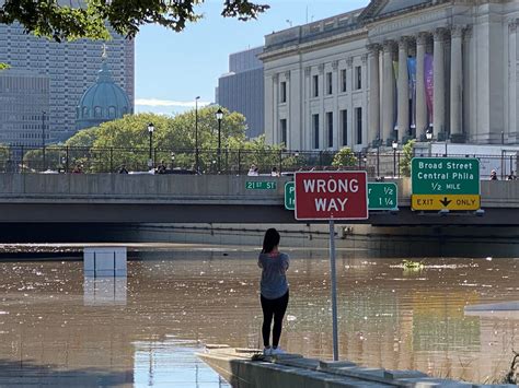 Major Flooding From Schuylkill River Leaves Philly Highway Under Water