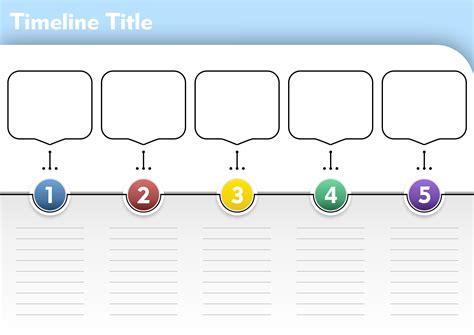 Free Timeline Template Of Blank Timeline Printables Gambaran