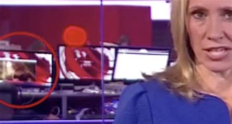 bbc news at ten airs woman flashing boobs behind sophie raworth daily star