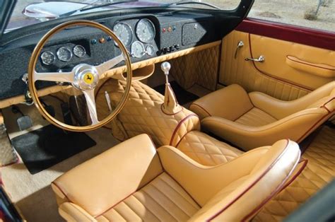 1957 Ferrari Classic Car Vintage Interior Fancy Classy Oldschool