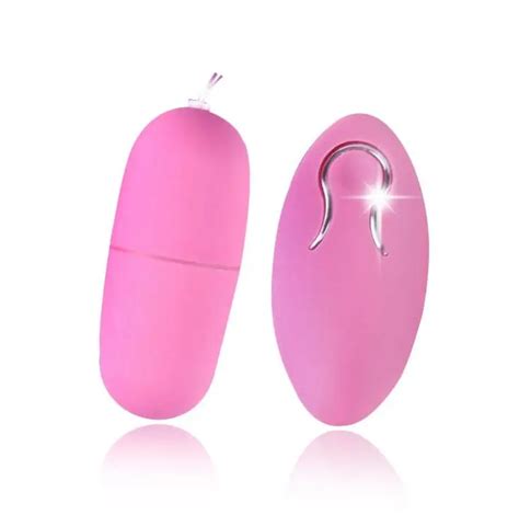 Wireless Vibrating Love Egg Remote Control Bullets 20 Speeds Jump Eggs Sex Toys For Women Pink