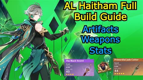 Al Haitham Build Guide Artifacts Weapons Stats Youtube