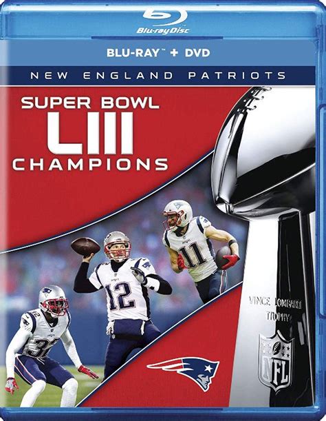 Best Buy Nfl Super Bowl Liii Champions New England Patriots Blu Ray