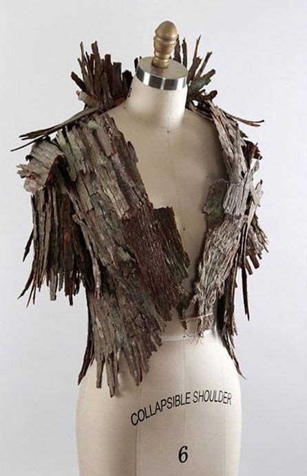 Faeriefashion Outrageous Made Of Tree Bark