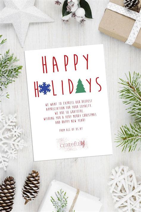This Happy Holidays Custom Business Christmas Card Is A Wonderful Way