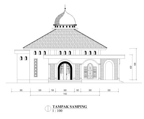 Masjid yang masih bergaya arsitektur kuno nan sederhana ini, dulunya jadi tempat perkumpulan para wali, lho. Gambar Animasi Masjid Sederhana - Gambar Animasi Keren