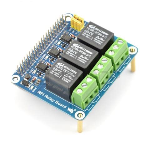 Rpi Relay Board 3 Relays Cap For Raspberry Pi Electronic