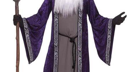 Adult Halloween Costumes Adult Purple Wizard Costume Costumes