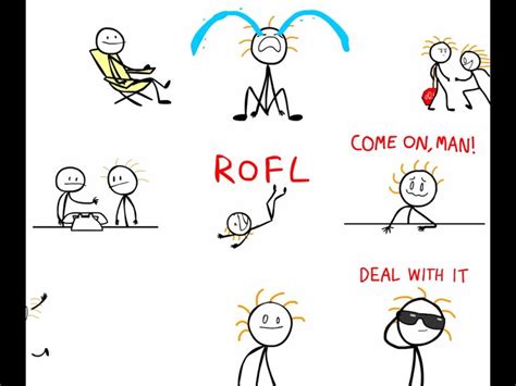 Funny Animated Stick Figures For Use With Facebook Twitter Instagram