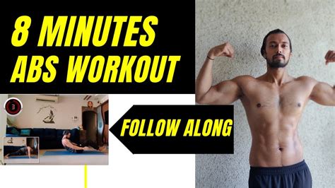 Intense 8 Minute Abs Workout Follow Along Youtube