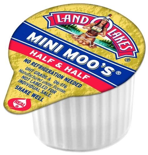 Land Lakes Mini Moos Creamer Half And Half Cups 192 Count Pantry