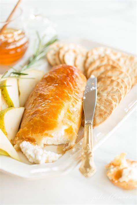 Easy Baked Goat Cheese And Honey Appetizer Julie Blanner