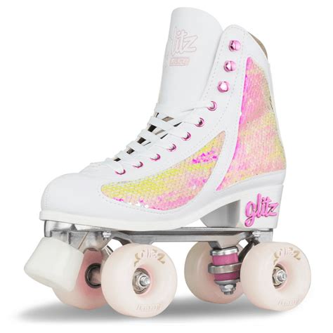 Crazy Skates Glitz Roller Skates For Women And Girls Dazzling Glitter Sparkle Quad Skates