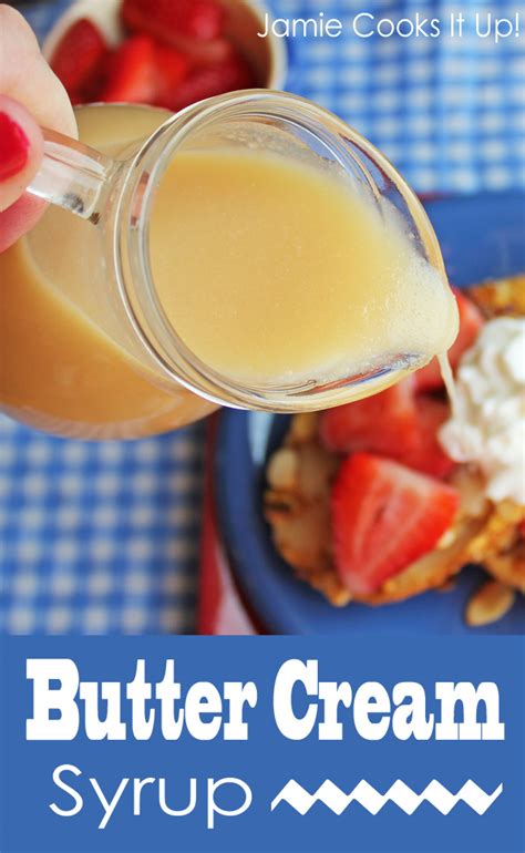 Butter Cream Syrup