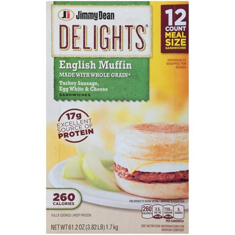 Jimmy Dean Turkey Sausage Breakfast Sandwiches 612 Oz Instacart