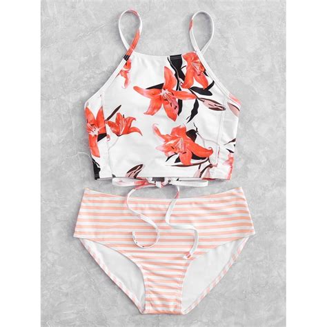 flower print high neck bikini set high neck bikinis high neck bikini set summer bathing suits