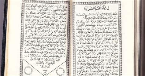 Doa Khatam Quran Lengkap Arab Latin Artinya Dan Keutamaannya