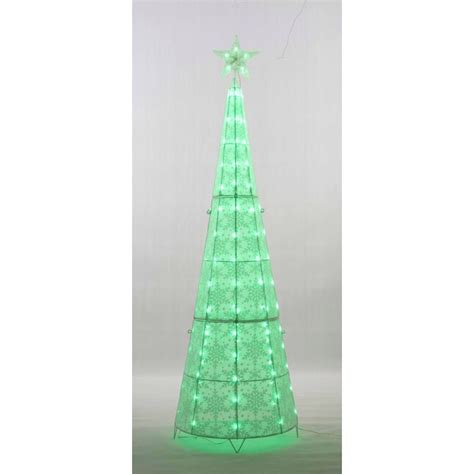 Everstar 72 In Tree Yard Decoration With Clear Led Lights In The