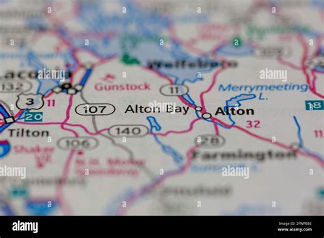 Alton Bay Map Hi Res Stock Photography And Images Alamy