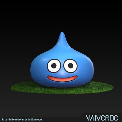 Artstation Video Game Character Dragon Quest Slime